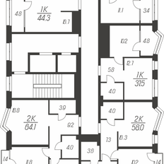 Квартира 64,1 м², 2-комнатная - изображение 3