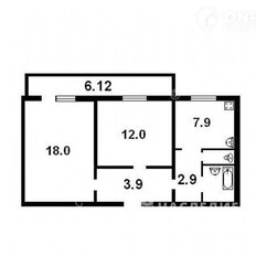 Квартира 55 м², 2-комнатная - изображение 1
