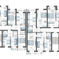 Квартира 52,9 м², 2-комнатная - изображение 2