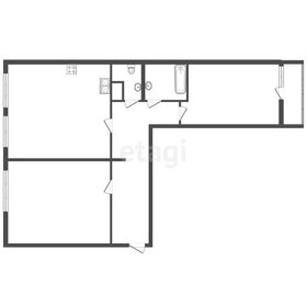 Квартира 72 м², 2-комнатная - изображение 1