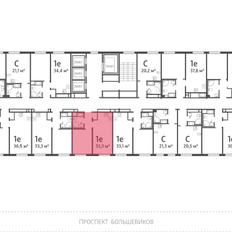 Квартира 33,3 м², 1-комнатная - изображение 2