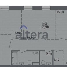 Квартира 80,9 м², 3-комнатная - изображение 1