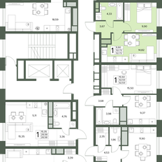 Квартира 32,8 м², 1-комнатная - изображение 2