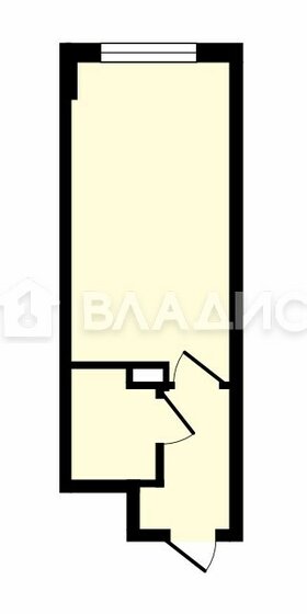 23 м², квартира-студия 3 150 000 ₽ - изображение 1