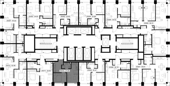 Квартира 31,1 м², 1-комнатная - изображение 2