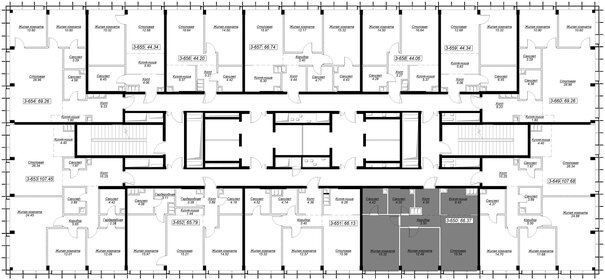 Квартира 66,4 м², 2-комнатная - изображение 3