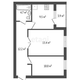 Квартира 51 м², 2-комнатная - изображение 1