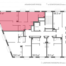 Квартира 76,4 м², 3-комнатная - изображение 2
