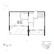 Квартира 199 м², 1-комнатные - изображение 4