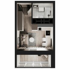 Квартира 18,8 м², студия - изображение 3