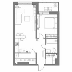 Квартира 55,6 м², 1-комнатная - изображение 2