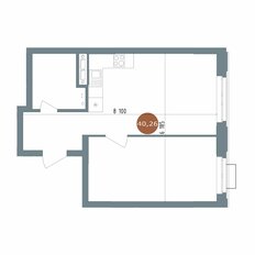 Квартира 40,3 м², 2-комнатная - изображение 2