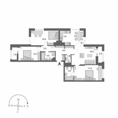 Квартира 105,2 м², 4-комнатная - изображение 2