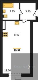 Квартира 30 м², студия - изображение 1
