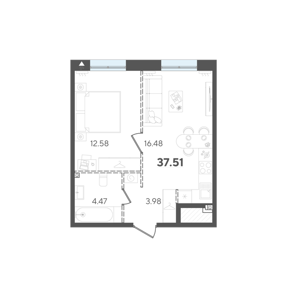 91,3 м², 3-комнатная квартира 15 150 000 ₽ - изображение 110