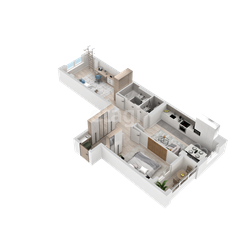 Квартира 73,4 м², 2-комнатная - изображение 4