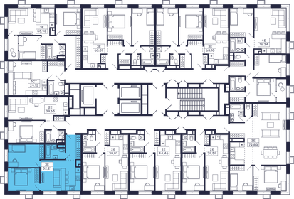 Квартира 52,2 м², 2-комнатная - изображение 2