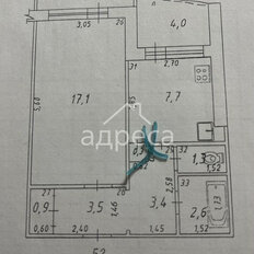 Квартира 37 м², 1-комнатная - изображение 4