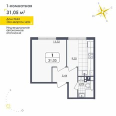Квартира 31,1 м², 1-комнатная - изображение 2