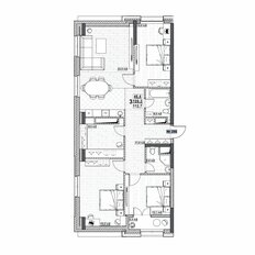 Квартира 112,7 м², 3-комнатная - изображение 2