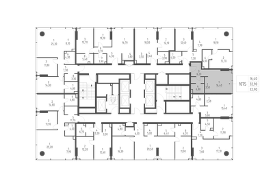 Квартира 32,9 м², студия - изображение 3