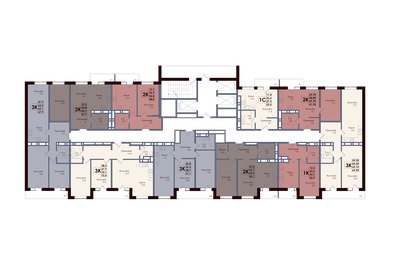 Квартира 45,7 м², 2-комнатная - изображение 2