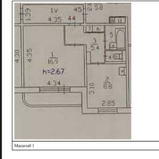 Квартира 35 м², 1-комнатная - изображение 2