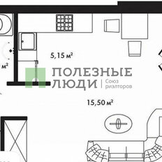 Квартира 28 м², студия - изображение 3