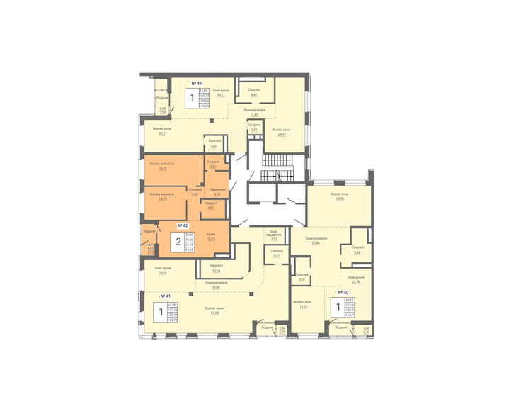 162 м², 4-комнатная квартира 32 390 000 ₽ - изображение 117