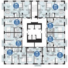 Квартира 42,7 м², 1-комнатная - изображение 3