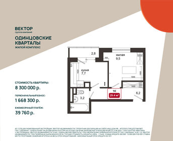 Квартира 29,1 м², 1-комнатная - изображение 1