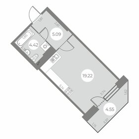 Квартира 30,1 м², студия - изображение 1