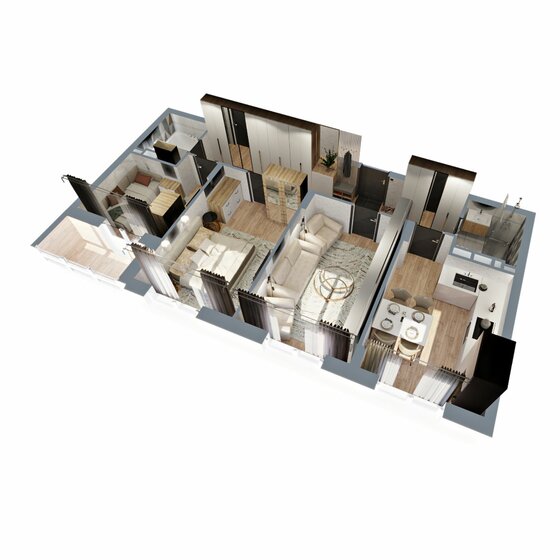 78 м², 3-комнатная квартира 8 775 000 ₽ - изображение 38