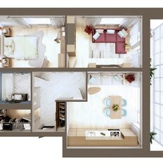 Квартира 64,2 м², 2-комнатная - изображение 3