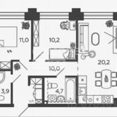 Квартира 60 м², 2-комнатная - изображение 2