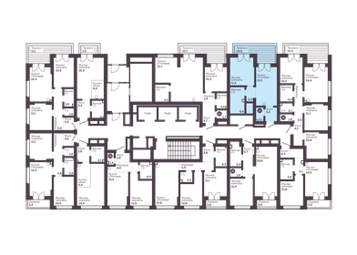 Квартира 41,2 м², 1-комнатная - изображение 2
