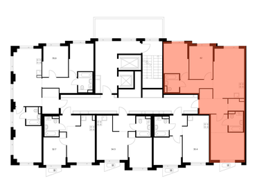 Квартира 82 м², 3-комнатная - изображение 2