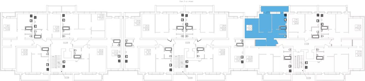Квартира 70 м², 2-комнатная - изображение 2
