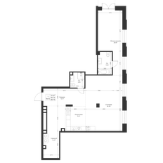 Квартира 98,8 м², 2-комнатная - изображение 2