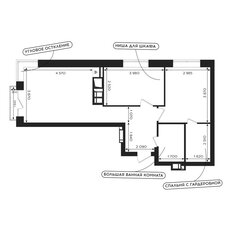 Квартира 56 м², 2-комнатная - изображение 2