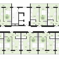 Квартира 45,7 м², 1-комнатная - изображение 3