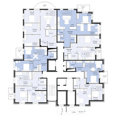 Квартира 66,1 м², 2-комнатная - изображение 2