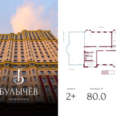 Квартира 80 м², 2-комнатная - изображение 2