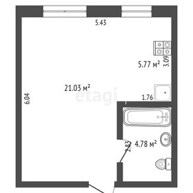 Квартира 31,6 м², студия - изображение 2
