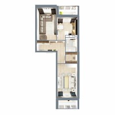 Квартира 60,2 м², 2-комнатная - изображение 2