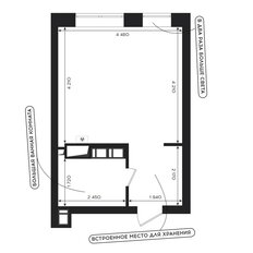 Квартира 27,4 м², студия - изображение 2