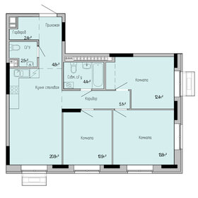 Квартира 77,7 м², 3-комнатная - изображение 1