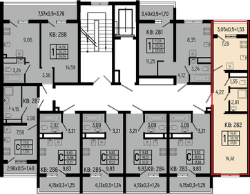 Квартира 31,6 м², 1-комнатная - изображение 2