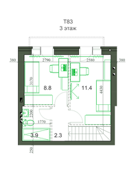 83,8 м², 4-комнатная квартира 7 639 000 ₽ - изображение 18