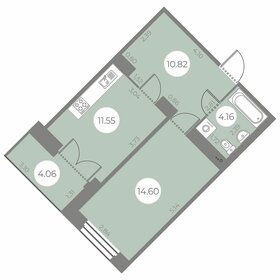 39,1 м², 1-комнатная квартира 7 800 000 ₽ - изображение 16